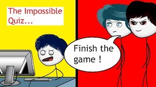 When a Gamers Mom makes him play The Impossible Quiz [upl. by Orji689]