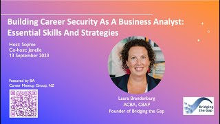 Laura Brandenburg  Building Career Security As A Business Analyst Essential Skills And Strategies [upl. by Jemine280]