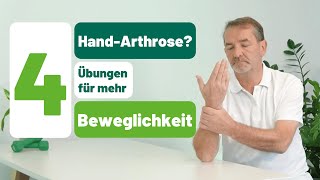 4 einfache Übungen für mehr Beweglichkeit der Hand bei Arthrose [upl. by Idnaj851]