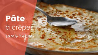 La recette de la pâte à crêpes sans repos [upl. by Lasiaf]