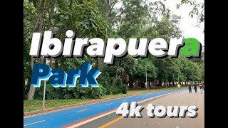 Ibirapuera park in São Paulo 4k tours [upl. by Eiramyma338]