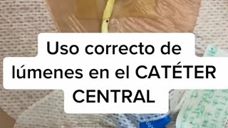 Uso correcto del cateter venoso central [upl. by Nealey550]