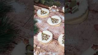 Tannenbaum Plätzchen mit Pistaziencreme [upl. by Goar682]