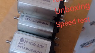 Unboxing 180 Dc motor mini drone motor for toys [upl. by Wasserman]