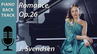 Romance Op26 by J Svendsen  for violin piano accompaniment [upl. by Atikihc916]