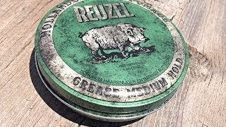 Reuzel Grease Medium Hold Reivew [upl. by Sivrup]