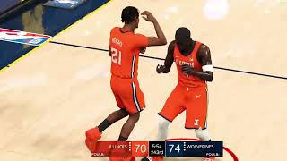 3 Michigan vs 4 Illinois rematch in a Final Four Showdown [upl. by Lancelot816]