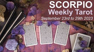 SCORPIO WEEKLY TAROT READING quotDOORS ARE OPENING FOR YOUquot September 23rd to 29th 2024 weeklytarot [upl. by Eilraep]