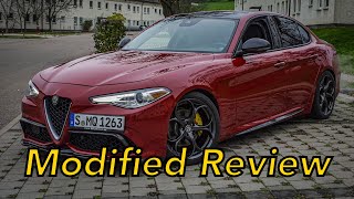 Modified EVERY MOD on my 2018 Alfa Romeo Giulia Q4 [upl. by Anailuig564]