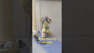 SCBA Donning training4 youtube shorts youtubeshorts shortsviral firefighter security trending [upl. by Butcher631]