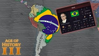 O BRASIL na SEGUNDA GUERRA MUNDIAL  Age of History III [upl. by Roel]