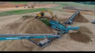 Powerscreen® convoyeur CT65 et crible Warrior 1400 [upl. by Zaria]