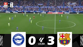 Deportivo Alavés vs FC Barcelona 03  LaLiga 202425  Match Highlights [upl. by Prady238]