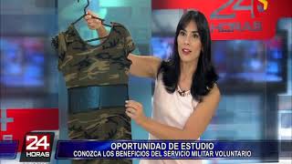 Sepa qué beneficios ofrece el Servicio Militar Voluntario en nuestro país [upl. by Annatsirhc]