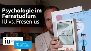 Fernstudium Psychologie IU vs Fresenius  Infos zu Psychotherapie  Bachelor berufsbegleitend [upl. by Camila]