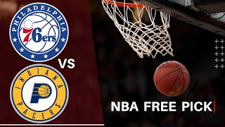 76ers at Pacers  Thursday 12524  Free NBA Picks amp NBA Betting Predictions  Picks amp Parlays [upl. by Cresida982]