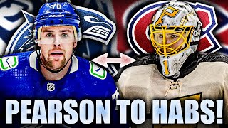 CANUCKS amp HABS MAKE A HUGE TRADE TANNER PEARSON TO MONTREAL CANADIENS FOR CASEY DeSMITH NHL News [upl. by Ahsiad]