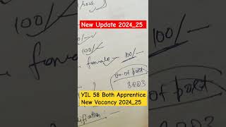 YIL 58th both apprentice new vacancy 2024  yil 58th both apprentice recruitment shorts trending [upl. by Lleuqram]