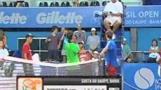 Fognini  Robredo handshake [upl. by Shippee]