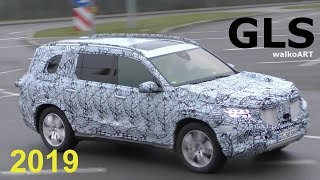 Mercedes Erlkönig  GLS X167 2019 mit Dachreling  NEW GLS prototype with roof rails  4K SPY VIDEO [upl. by Anoerb267]