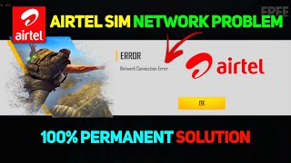 FREE FIRE NETWORK CONNECTION ERROR PROBLEM [upl. by Anerac611]