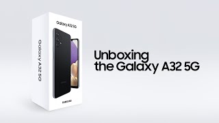 Galaxy A32 5G Official Unboxing  Samsung [upl. by Llevrac]