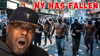 ARMED Migrant Gang INFILTRATES New York City [upl. by Hsur]