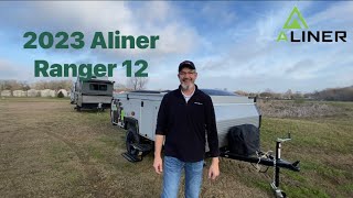 Unfold Outdoors In a Aliner Ranger 12 Folding camper [upl. by Liddle]