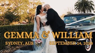 A Intimate and fun wedding at Cropley house Baulkham hills Sydney  Gemma amp William  Sony A7IV [upl. by Melas619]