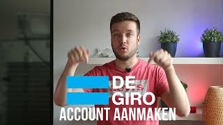 Een beleggersrekening openen bij DEGIRO  DEGIRO account aanmaken [upl. by Neelrahs625]