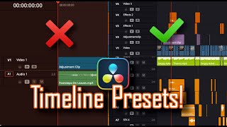 Huge Timesafer with Presets  1min Tutorial  DaVinci Resolve [upl. by Hodge]