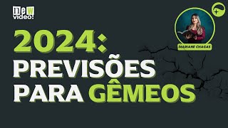 PREVISÕES 2024  SIGNO DE GÊMEOS e ASCENDENTE EM GÊMEOS  quotUma grande mudançaquot [upl. by Aneg]