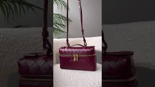 Unboxing Bottega Veneta Vanity Case in Bordeaux bottegaveneta luxuryunboxing [upl. by Marek337]