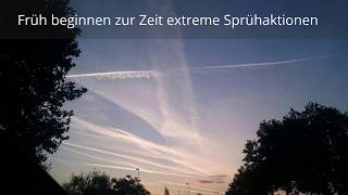 Chemtrails und Haarp AktionenSehr heftige Sprühaktionen Unwetter August 2017 wettermanipulation [upl. by Marylou]