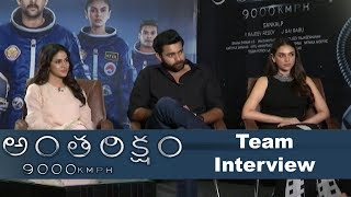 Antariksham 9000 KMPH Team Interview  Varun Tej  Lavanya Tripathi  Aditi Rao [upl. by Angelico666]