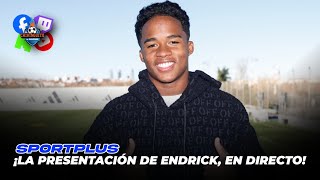 💥 PRESENTACIÓN DE ENDRICK con el REAL MADRID  SPORTPLUS [upl. by Baudin]