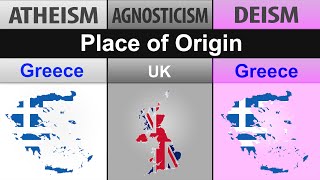 Atheism vs Agnosticism vs Deism  Irreligious Group  Atheist vs Agnostic  Religion Comparison Data [upl. by Verne]