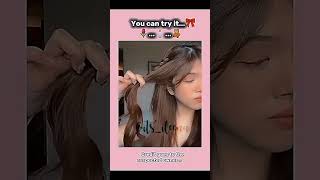 Aesthetic hairstyle for youhh👀🎀🕯️itsIleenaedit fyp aesthetic shorts trending [upl. by Thirzi150]