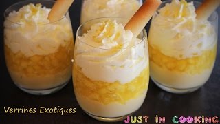 Recette de Verrines Exotiques Ananas Mangue [upl. by Alexi394]