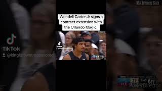 Wendell Carter Jr Signs A Contract Extension With The Orlando Magic [upl. by Foah]