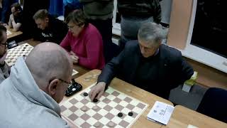 Lithuanian Draughts 64 Blitz Championship 2019 Žaidžia Arūnas Norvaišas ir Andrej Naprienkov [upl. by Hogan]