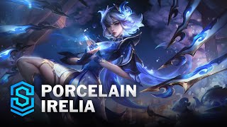 Porcelain Irelia Skin Spotlight  League of Legends [upl. by Applegate]