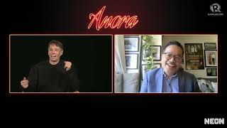 Rapplers Ruben Nepales speaks to Anora director Sean Baker [upl. by Menard]