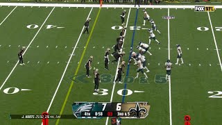 Goederts onehanded catch transforms into 30yard pickup vs Saints [upl. by Haikezeh]