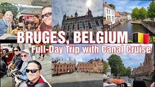 From Paris BRUGES BELGIUM 🇧🇪 Full Day Trip with Canal Cruise Belgium Escapade  RYIAN F ALMELOR [upl. by Burchett]