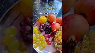 Mix fruit sweet Chutney ❤️✨ youtubeshorts viral cooking indianfood [upl. by Alac72]