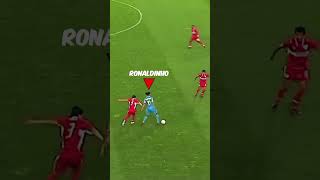 RONALDINHO Dribbling SKILLS 🤯 [upl. by Annasiul]