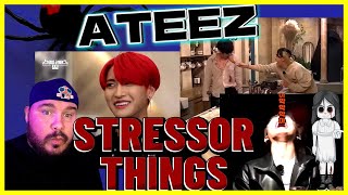 ATEEZ UNIVERSE  스트레스띵 Stressor Things  REACTION [upl. by Nitsur]