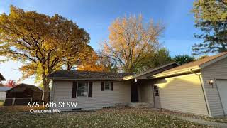 675 16th St SW Owatonna MN [upl. by Duane27]