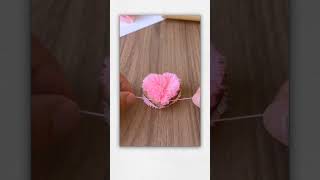 Woolen keyring ideas craft diycrafts trending trendingshorts [upl. by Ahsenak645]